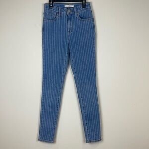 Levi’s 721 high rise skinny striped size 25